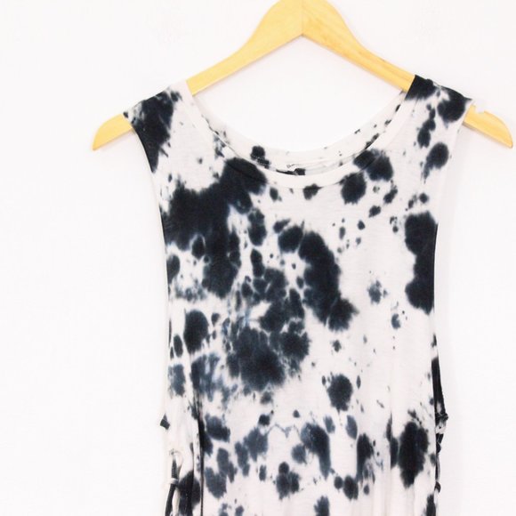 *Bluenotes Marble Tye Die Tank Top with Tie up Sides - Picture 4 of 7